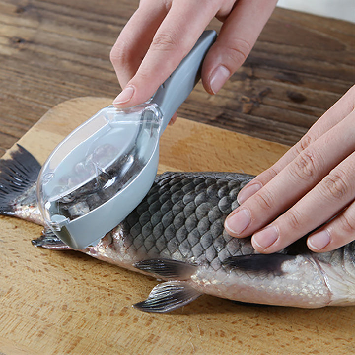 Portable Fish Scales Skin Remover Scraper Peeler Fast Cleaner Kitchen Tools freeshipping - Etreasurs