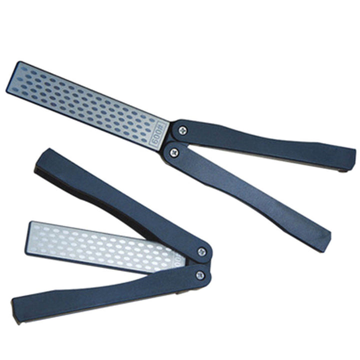Double Sided Portable Folding Pocket Knife Sharpening Whetstone Sharpener Tool freeshipping - Etreasurs