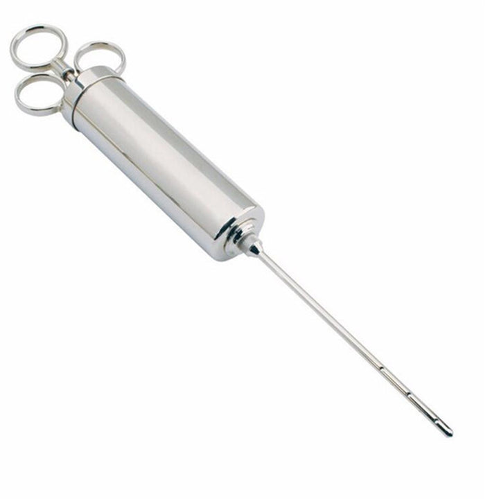 Marinade Seasoning Turkey Meat Stainless Steel Syringe Injector with 3 Needles freeshipping - Etreasurs