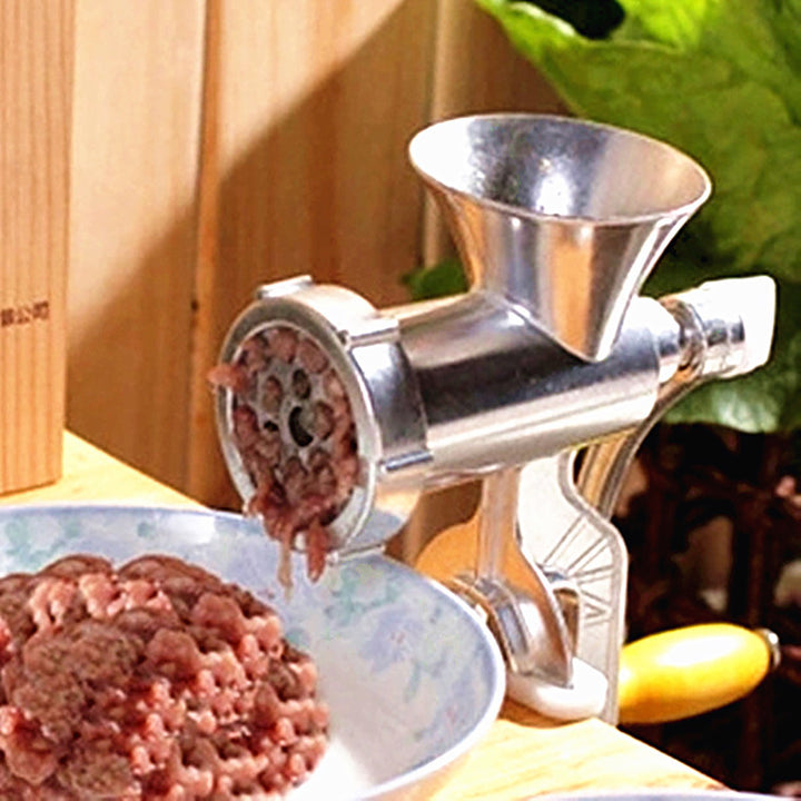 Multifunctional Kitchen Manual Hand Meat Grinder Aluminum Alloy Sausage Mincer freeshipping - Etreasurs