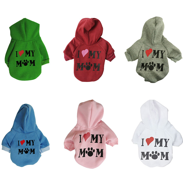 Fashion Lovely Pet Clothes Dog Puppy Hoodie Soft Casual Apparel Outfit Costume freeshipping - Etreasurs