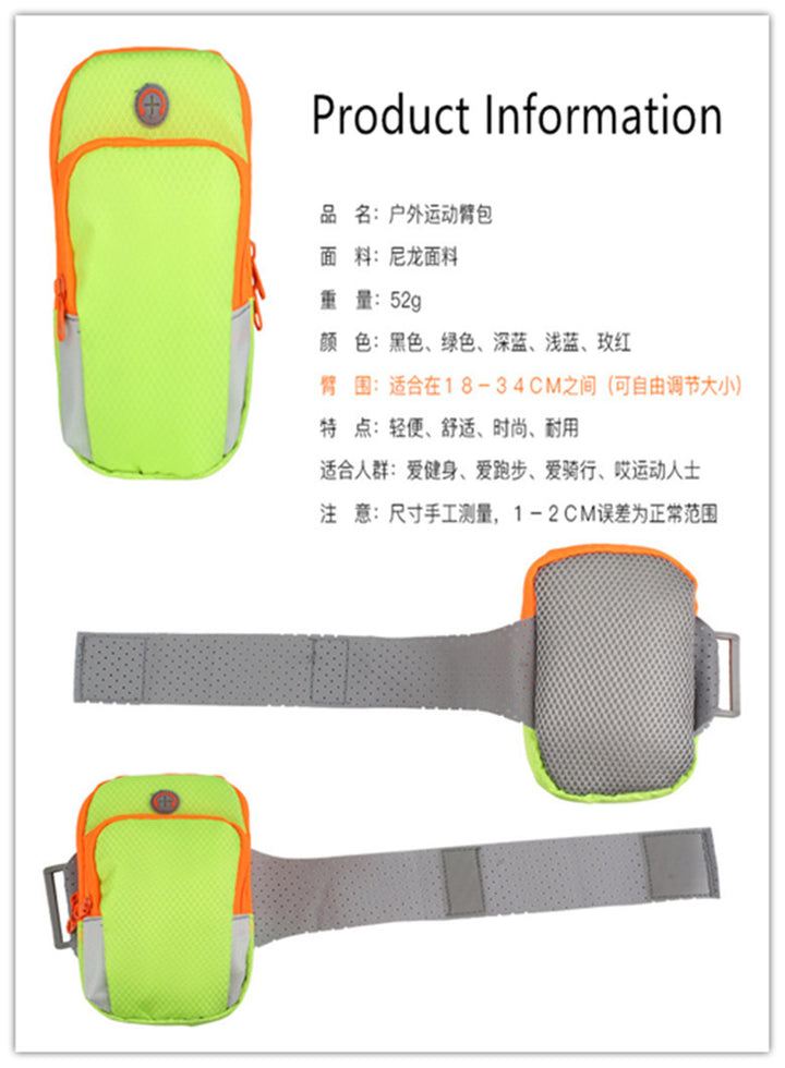 Waterproof Rhombic Sports Arm Bag Multifunctional Pockets with Key Earphone Hole for Iphone All Below 6.2" Smartphone freeshipping - Etreasurs