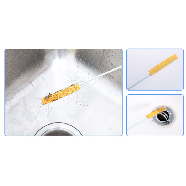 Hand Shake Kitchen Bathroom Sink Hair Cleaning Hook Drain Sewer Dredge Tool freeshipping - Etreasurs