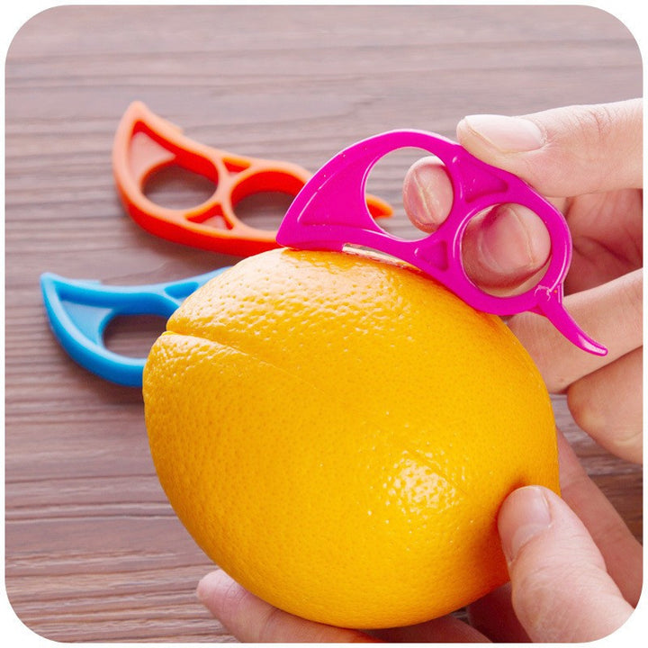 1Pc Creative Orange Peelers Lemon Slicer Fruit Stripper Easy Opener Citrus Knife Kitchen Tools Gadgets Random Color freeshipping - Etreasurs