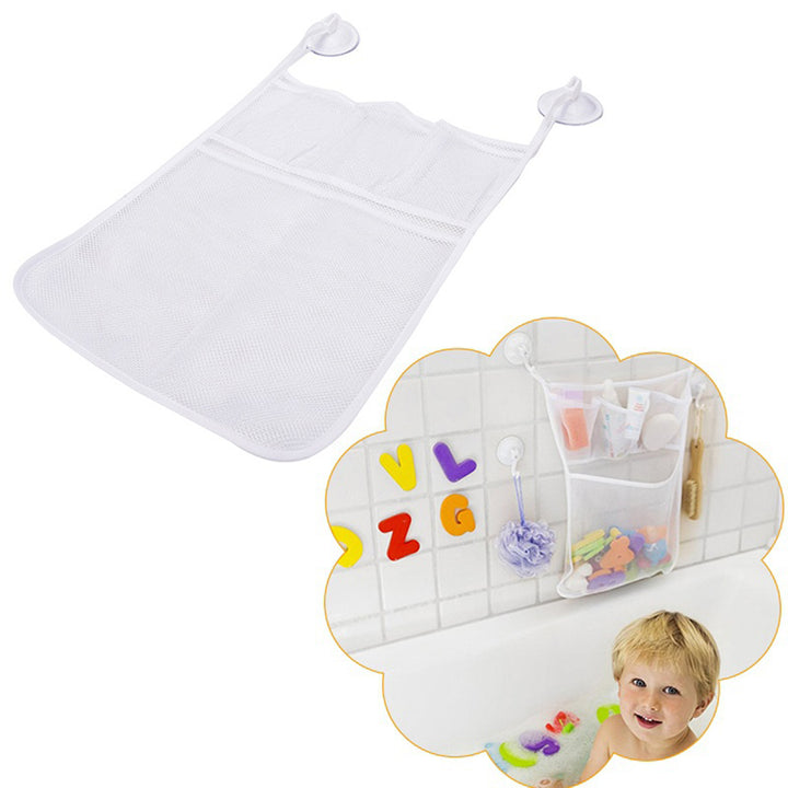 Baby Bath Bathtub Toy Mesh Storage Bag Suction Bathroom Stuff Tidy Organizer Net freeshipping - Etreasurs