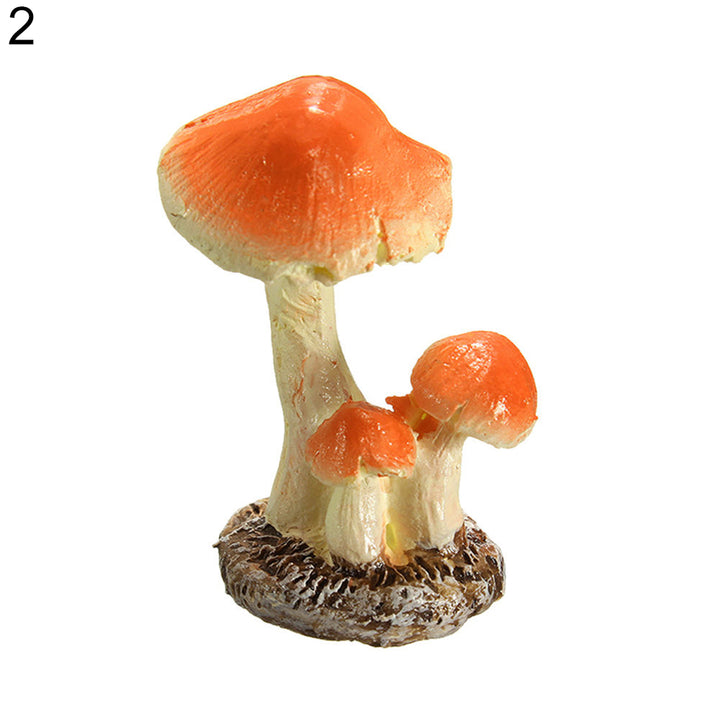Mushroom Toadstool Miniature Ornament Fairy Garden Terrarium Dollhouse Decor freeshipping - Etreasurs