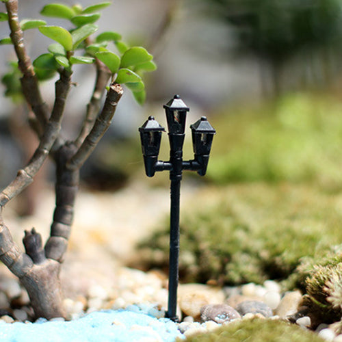 5Pcs Garden Ornament Fairy Dollhouse Decor Miniature Streetlight Craft Plant Pot freeshipping - Etreasurs
