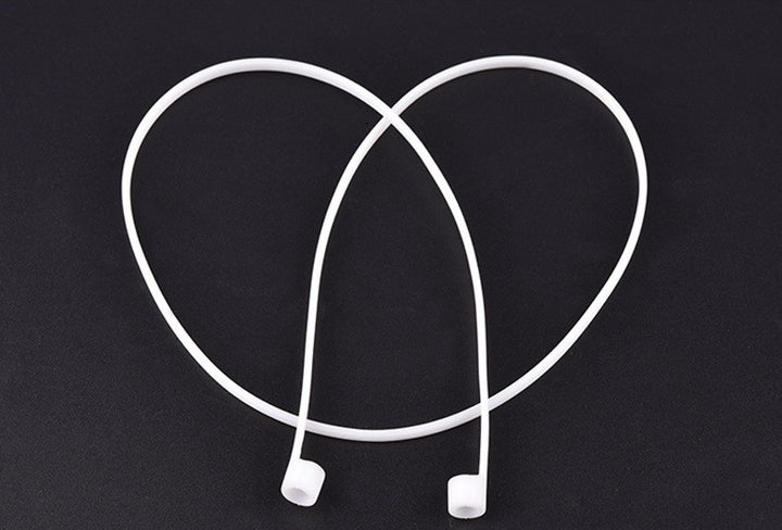 White Silicone Anti Lost Strap Earphone Strap for Apple AirPods Earbuds Earphone freeshipping - Etreasurs