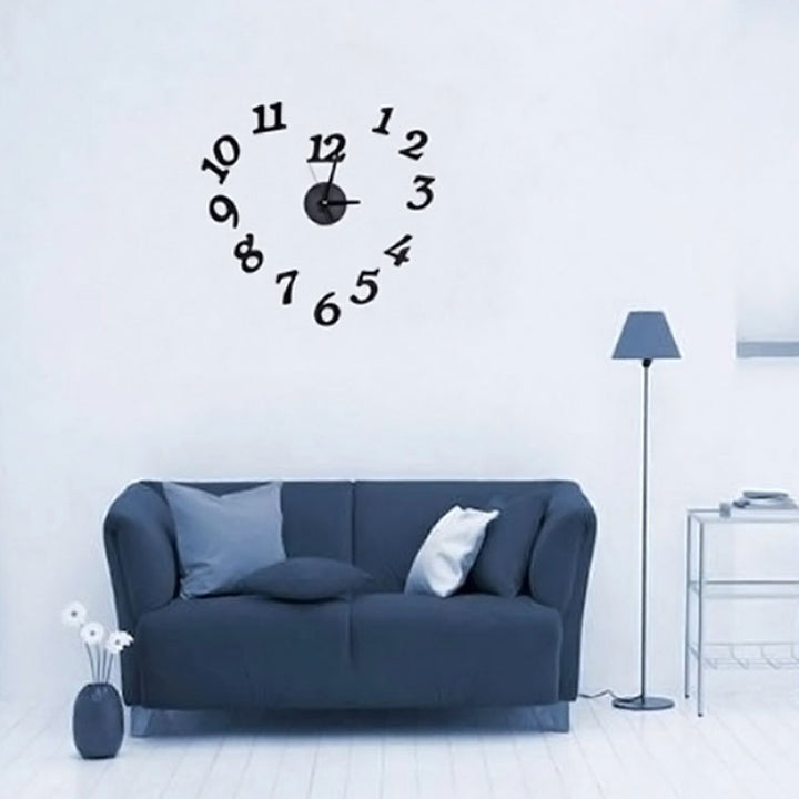 Modern Arabic Numbers Analog DIY 3D Wall Clock House Home Room Office Decoration freeshipping - Etreasurs