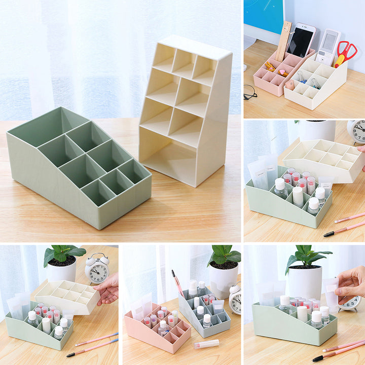 Makeup Case Storage Container Box Dressing Table Office Home Desktop Organizer freeshipping - Etreasurs