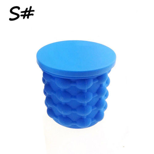 Reusable Silicone Ice Cube Bag Maker Cubes Ball Save Wine Gel Space Genie Bucket freeshipping - Etreasurs