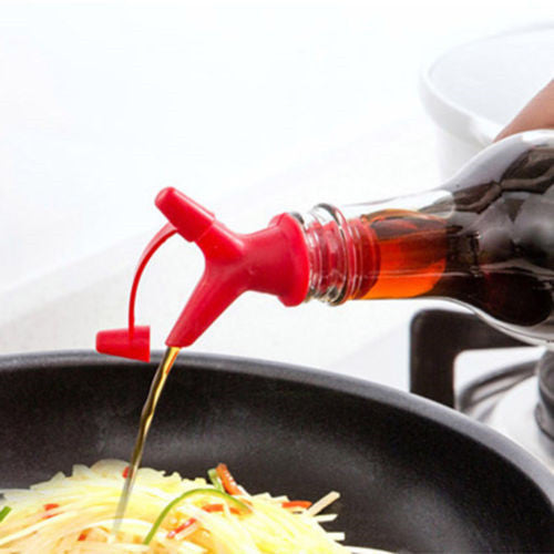 Bottle Cork Pourer Spout Stopper Dispenser for Wine Olive Oil Vinegar freeshipping - Etreasurs
