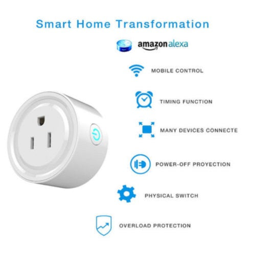 Smart Mini WiFi Plug Outlet Switch work with Google Home Remote freeshipping - Etreasurs