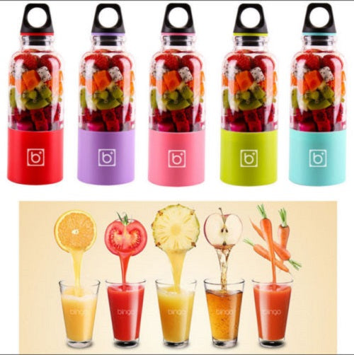 Portable Juicer Cup Mixer USB Automatic Vegetable Fruit Bottle Blender freeshipping - Etreasurs