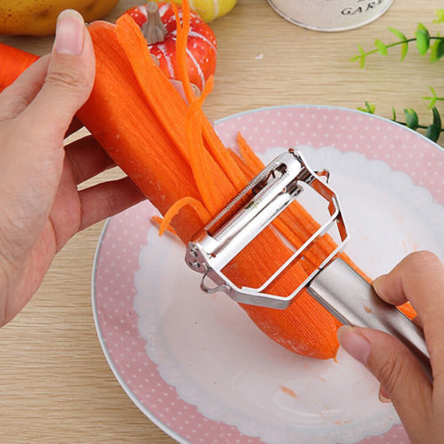 High Quality Stainless Steel Julienne Peeler Vegetable Peeler Double Grater freeshipping - Etreasurs