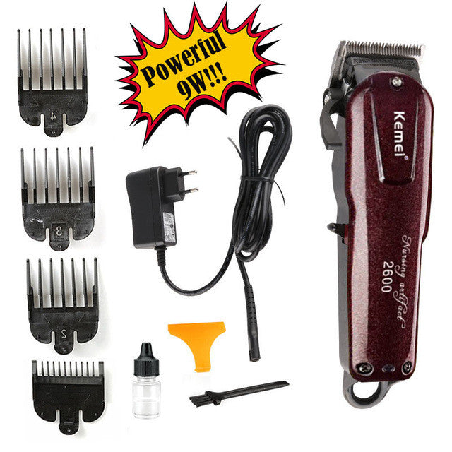 100-240V Professional Hair Clipper Electric Hair Trimmer Powerful Hair Shaving Machine Hair Cutting Beard Electric Razor freeshipping - Etreasurs