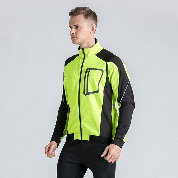 Winter Warm Outdoor Windproof Rain-proof Cycling Jacket Men Long Sleeve Coat freeshipping - Etreasurs