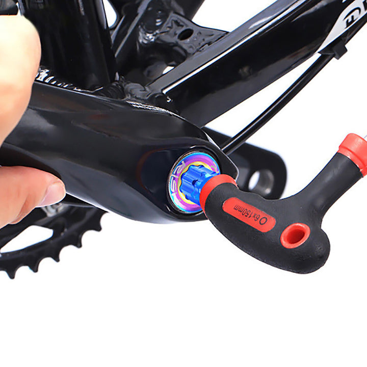Cycling MTB Road Bike Bicycle Aluminum Alloy Offset Ring Crank Cap Removal Tool freeshipping - Etreasurs