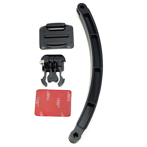 Helmet Extension Arm Curved Adhesive Buckle Basic Mount for GoPro Hero SJ4000 freeshipping - Etreasurs