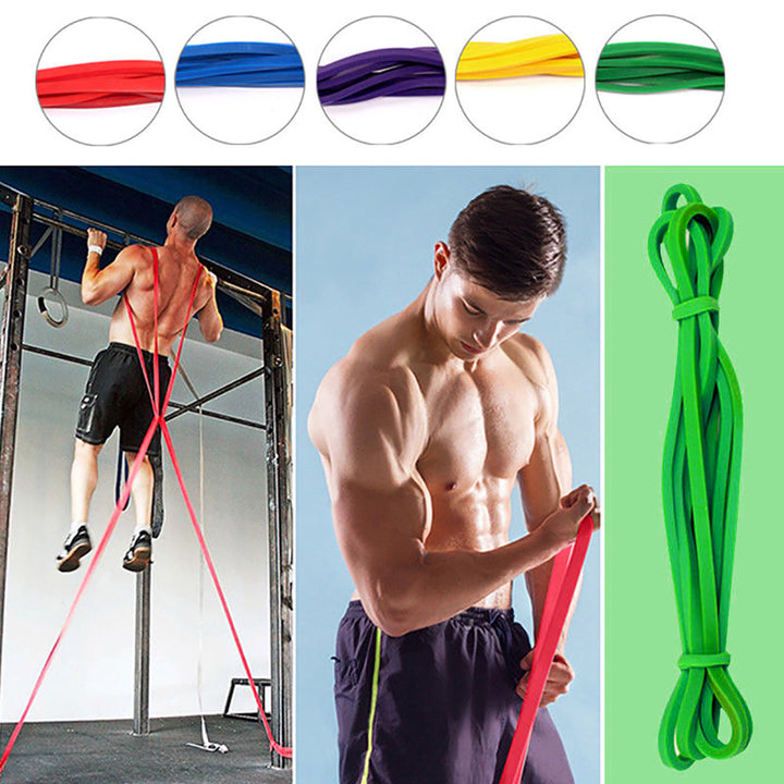 Elastic Resistance Band Circle Gym Home Fitness Strength Training Exercise Tool freeshipping - Etreasurs