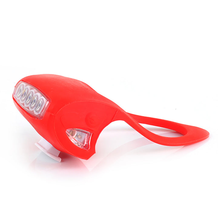 Bike Bicycle Head Front Rear Cycling 7LED Warning Light Silicone Safety Lamp freeshipping - Etreasurs