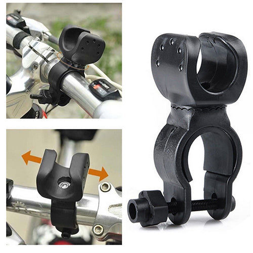 360 Degree Bicycle LED Flashlight Mount Holder for Bicycle Bike Torch Clip Clamp freeshipping - Etreasurs