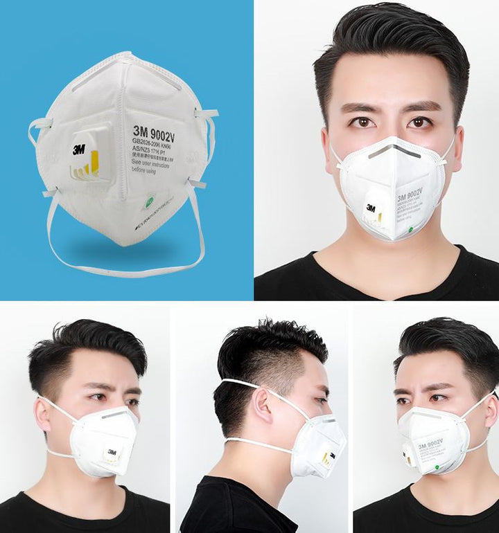 25pcs Anti Pollution Mask PM2.5 Air Dust Face Masks Mouth Cover Dustproof Respirator Safety Mask with Breath Valve for Men Women freeshipping - Etreasurs