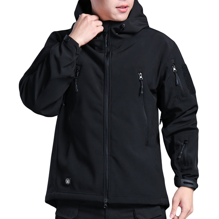 Men Tactical Recon Full Zip Jacket Hoodies Solid Color Military Hooded Coat freeshipping - Etreasurs
