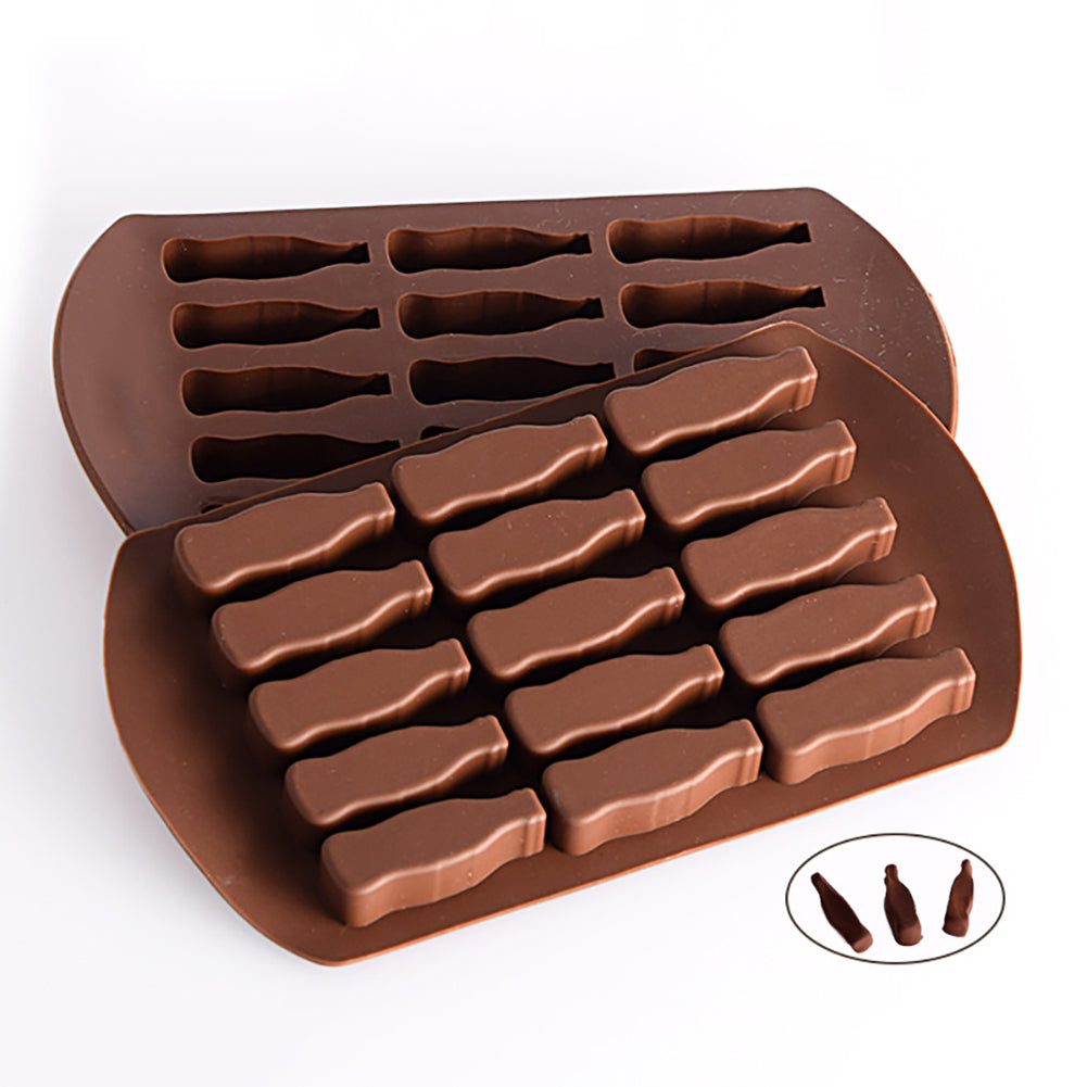 Cake Mold Beer Wine Bottle Chocolate Candy Jelly Pudding Baking PVC Mould Tool freeshipping - Etreasurs