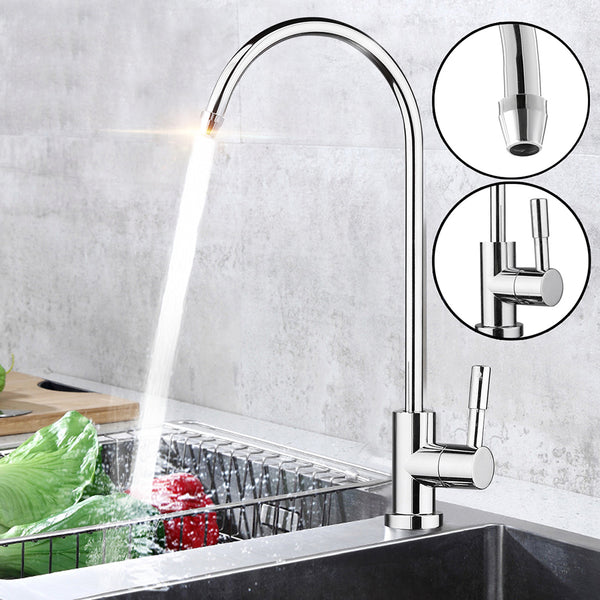 Gooseneck Type Kitchen RO Drinking Water Filter Faucet Reverse Osmosis Sink Tap freeshipping - Etreasurs