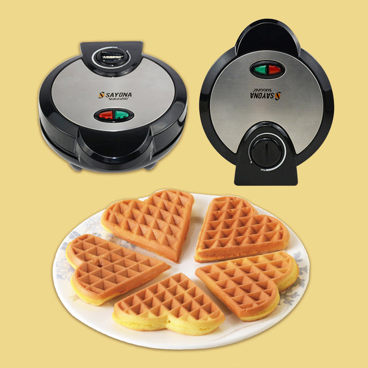 Waffle Maker Muffin Double-side Heating Electric Cake Pan Kids Breakfast Machine freeshipping - Etreasurs