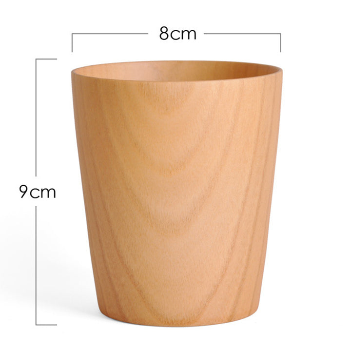 275ml Wooden Cup Handmade Coffee Tea Beer Wine Juice Milk Water Mug Holiday Gift freeshipping - Etreasurs