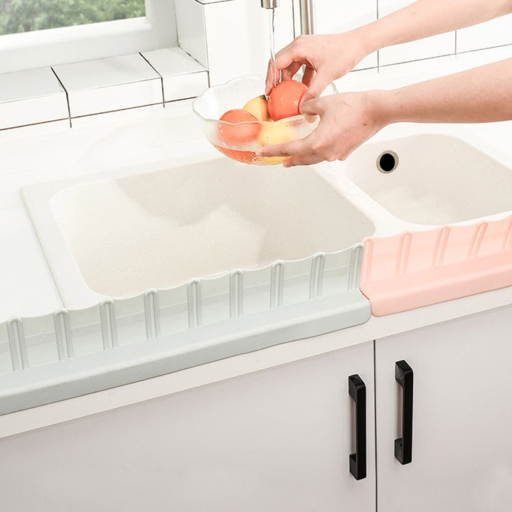 Portable Basin Sink Water Splash Guard Kitchen Bathroom Splashproof Baffle Board freeshipping - Etreasurs