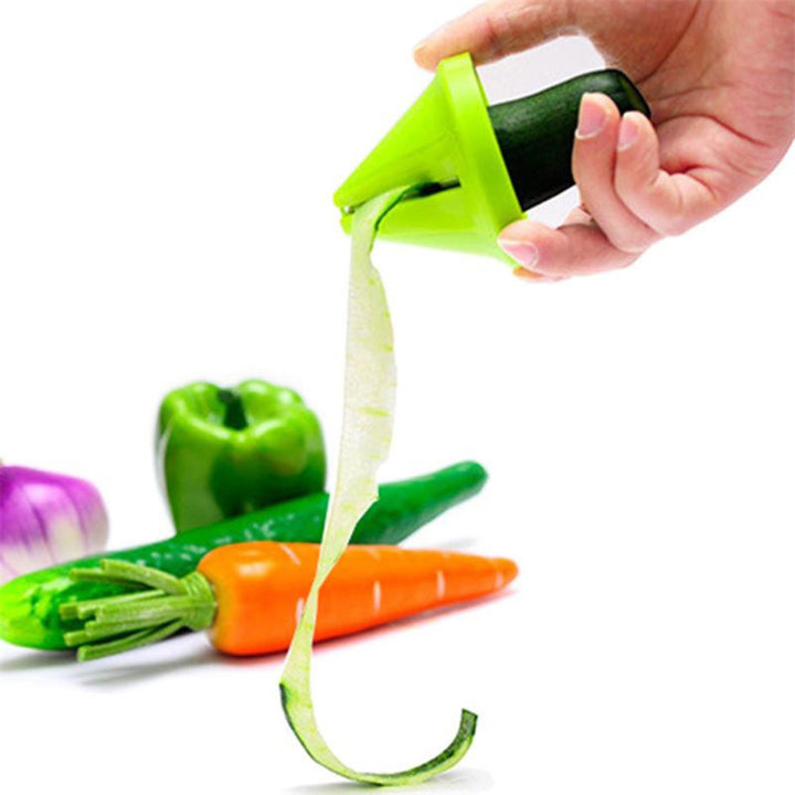 Mini Funnel Spiral Slicer Vegetable Shredded Carrot Cucumber Cutter Cooking Tool freeshipping - Etreasurs