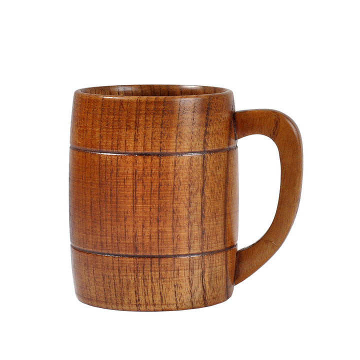 320ml Wooden Beer Tea Coffee Cup Water Heatproof Home Office Party Drinkware freeshipping - Etreasurs