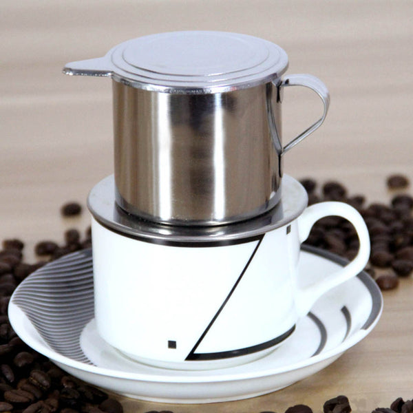 50/100ml Vietnam Style Stainless Steel Coffee Drip Filter Maker Pot Infuse Cup freeshipping - Etreasurs