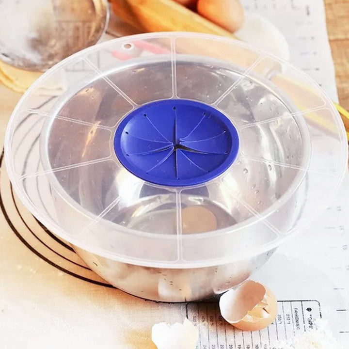 Anti Splash Egg Whisk Mixer Basin Bowl Round Cover Splash-Proof Lid Kitchen Tool freeshipping - Etreasurs