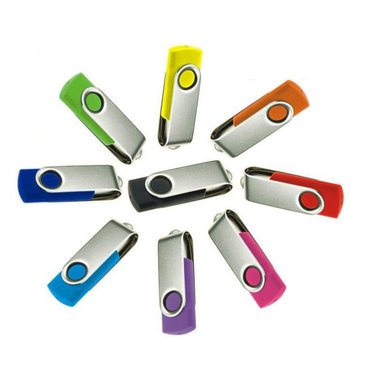 USB 2.0 Flash Memory Stick Pen Drive U Disk Swivel Key 64GB 32GB 16GB 8GB 4GB freeshipping - Etreasurs