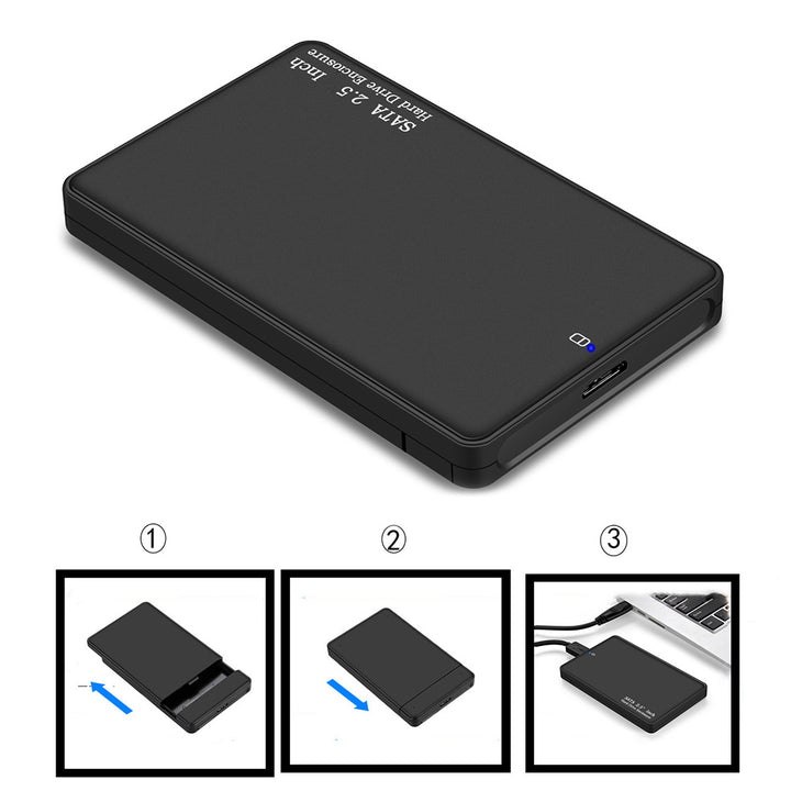 2.5inch SATA to USB 3.0 Hard Disk Enclosure Box SSD Case Adapter for PC Laptop freeshipping - Etreasurs