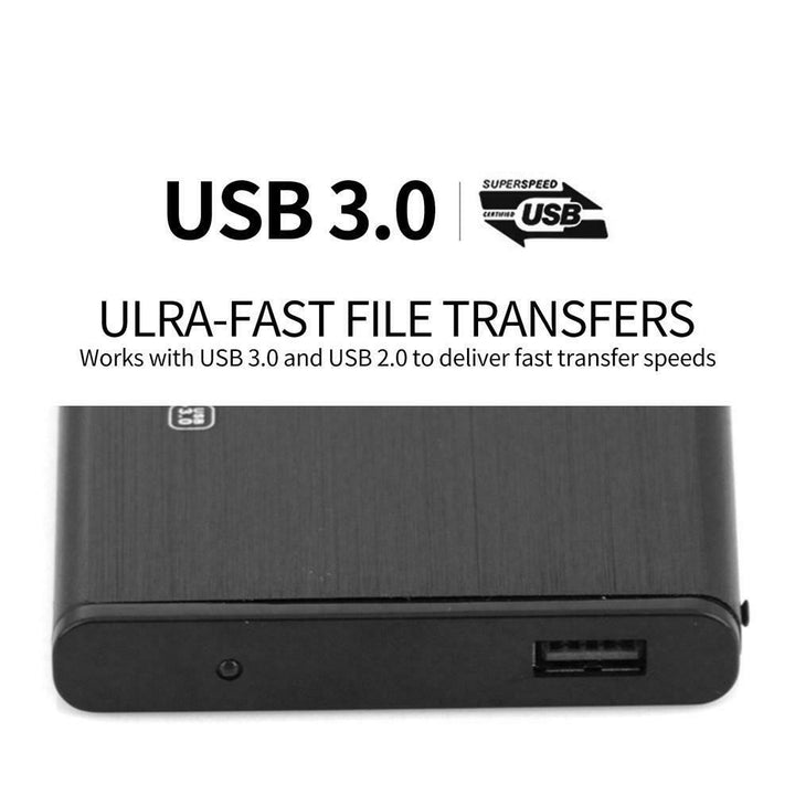 Mini Portable 500GB 1TB 2TB HDD 2.5inch USB 3.0 External Mobile Hard Disk Drive freeshipping - Etreasurs