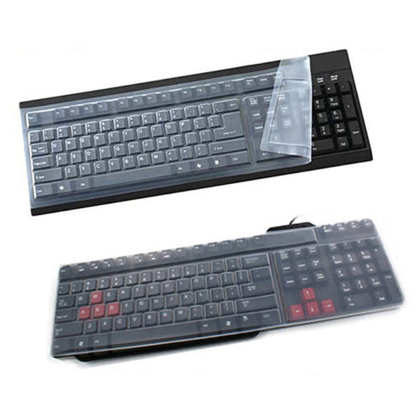 Universal Silicone Desktop Computer Keyboard Cover Skin Protector Film Cover freeshipping - Etreasurs