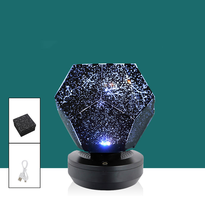 Rotate And Play Starry Sky Projection Lamp Star Romantic Starry Sky Lamp Children's Sleep Night Lamp freeshipping - Etreasurs