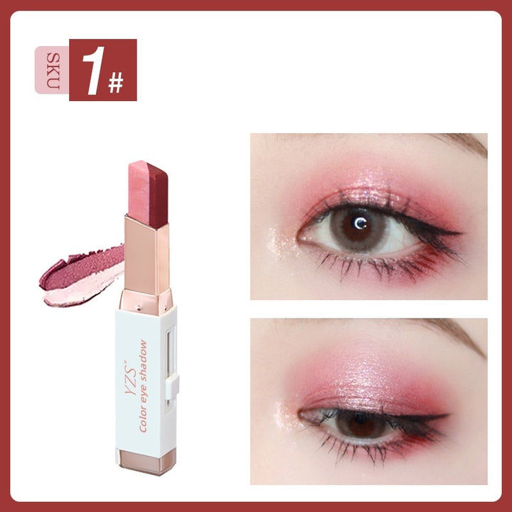 Cosmetics Two Tone Eyeshadow Bar Makeup Eyeshadow Stick freeshipping - Etreasurs