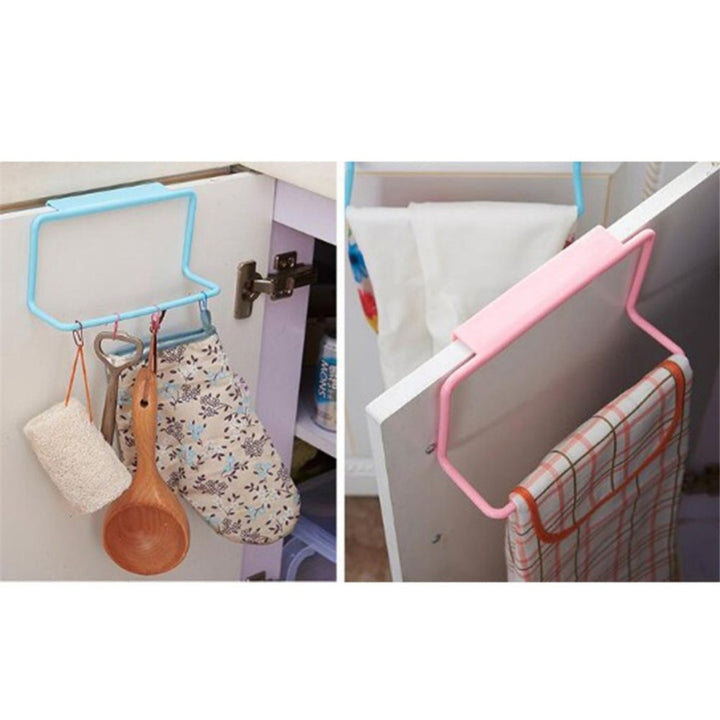 Over Door Tea Towel Holder Rack Rail Cupboard Hanger Bar Hook freeshipping - Etreasurs