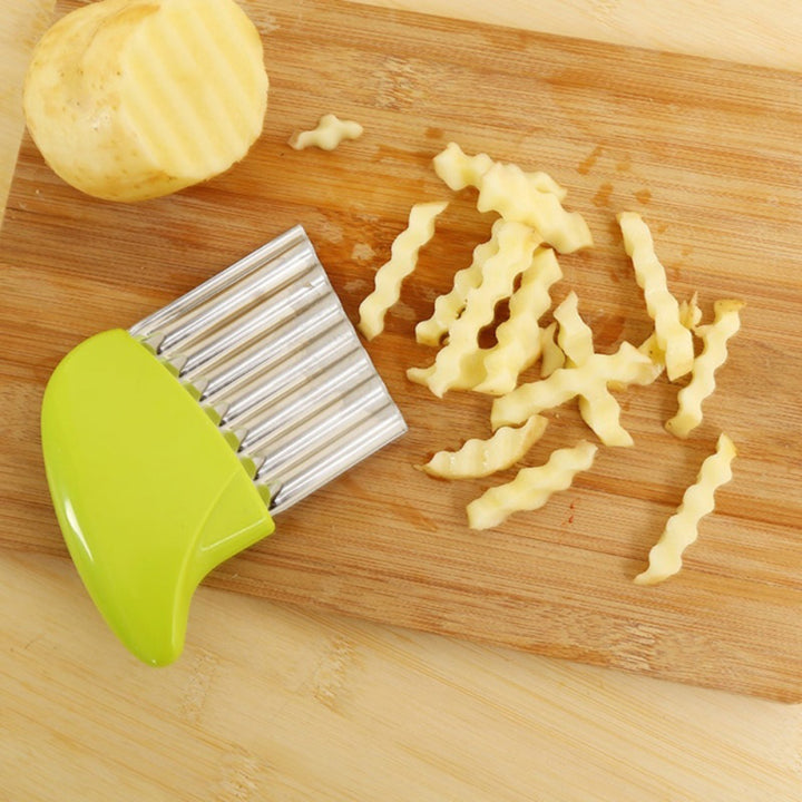 Stainless Steel Potato Cutter French Fries Chips Making Peeler Kitchen Knife freeshipping - Etreasurs