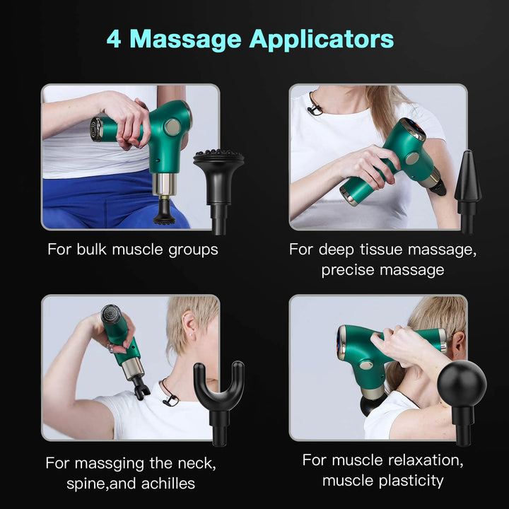 Muscle Massage Gun Mini Pocket 32 Speed vibration Electric Back neck Massager Gun For Body Deep Relief Pain Slimming Fascial gun freeshipping - Etreasurs