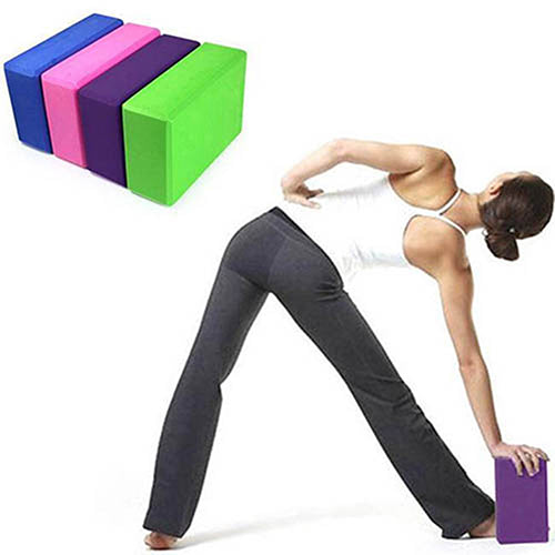 Yoga Block Foam Brick Stretching Aid Gym Pilates for Exercise Fitness Sports freeshipping - Etreasurs