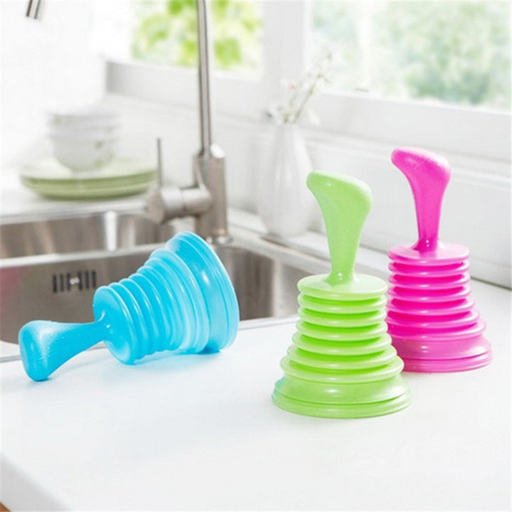 Strong Sink Pipeline Dredge Device Bathroom Washbasin Sewer Cleaner Plunger freeshipping - Etreasurs