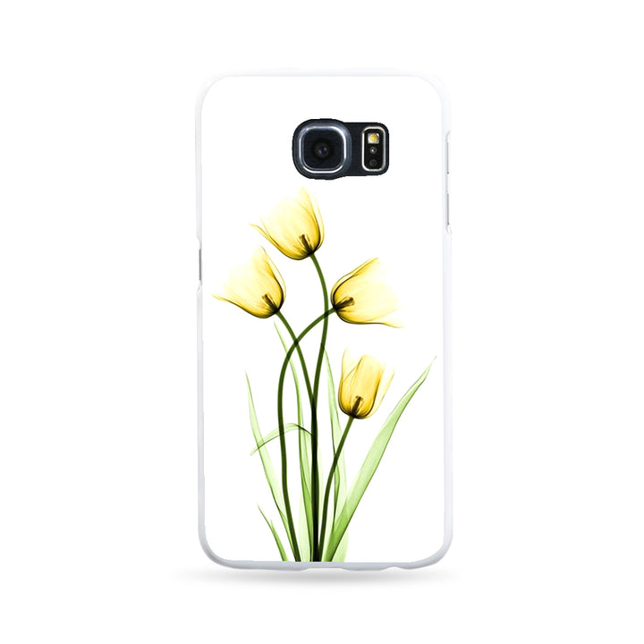 Transparent Yellow Flower Phone Case Cover for iPhone 5 6 7 Plus Samsung Note 4 freeshipping - Etreasurs