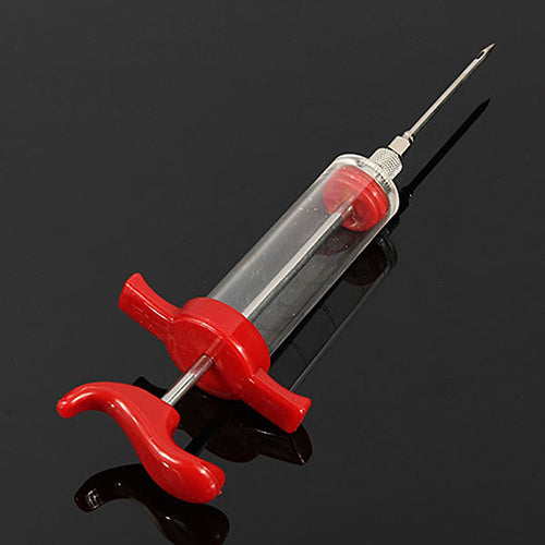 30ml BBQ Meat Marinade Sauce Seasoning Syringe Injector Kitchen Cooking Tool freeshipping - Etreasurs